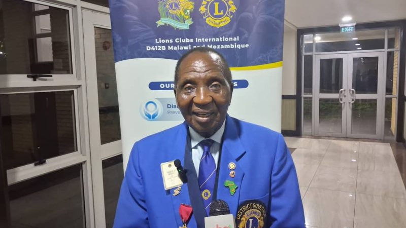 Lions Club International Honours Francis Mphepo for 50 Years of Humanitarian Service