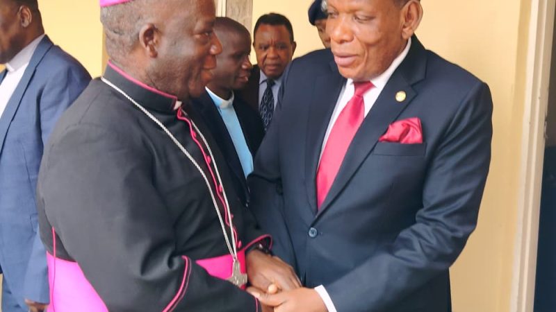 Mwanamvekha Represents President Mutharika at 125th Anniversary of Catholic Church in Malawi