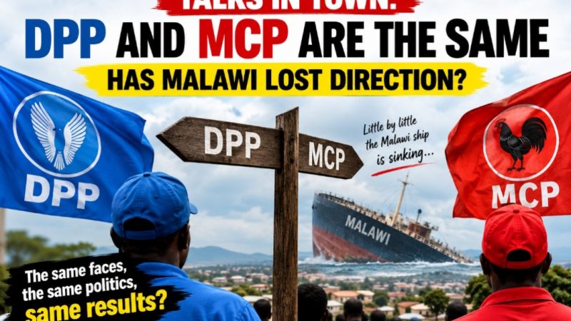 Talks in Town: DPP and MCP Are the Same — Has Malawi Lost Direction?