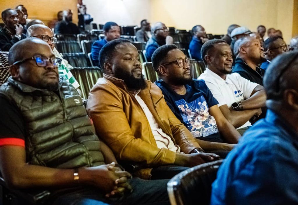 ‘Man in the Mirror’ men’s conference moves to Lilongwe Friday 4 Kafwamba second right attending the Blantyre event with friends