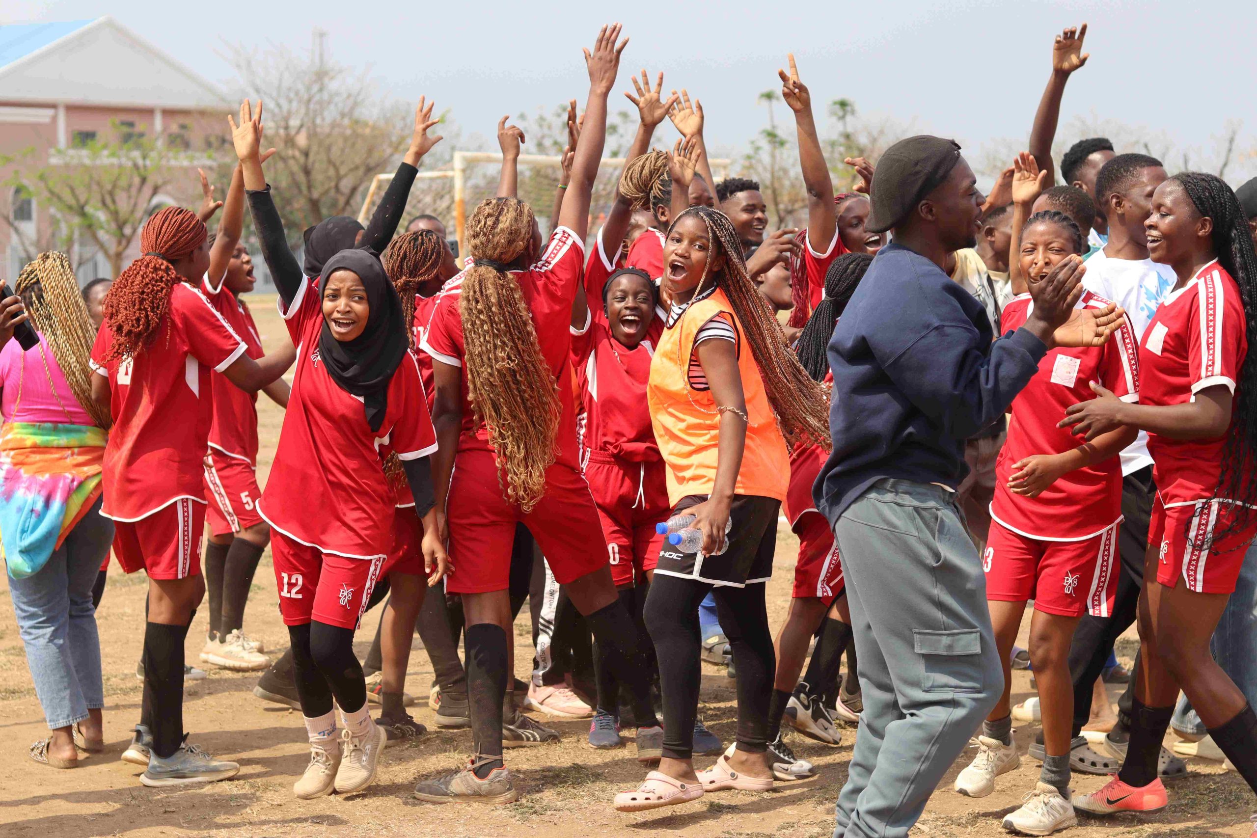 MUST ladies football team celebrates after victory against KuHES 002 scaled