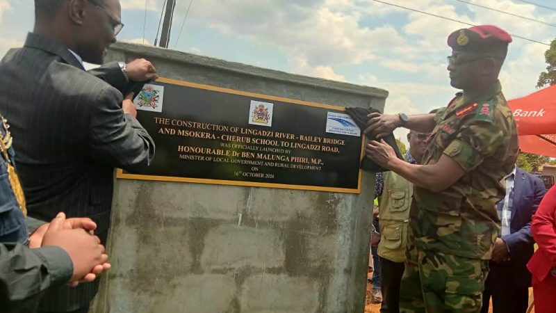 BREAKING NEWS: Ben Phiri Launches Construction of Lingadzi River Bridge in Lilongwe