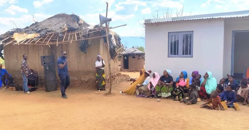 Kalumpha Builds New House for Elderly Family Living in Dilapidated Shelter in Mangochi