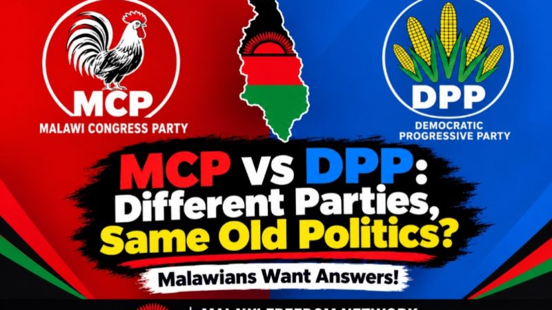 MCP and DPP: Different Parties, Same Old Politics? Malawians Demand Honest Leadership