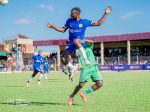 Karonga United Reserve clears the ball from Mponela FC during last seasons final
